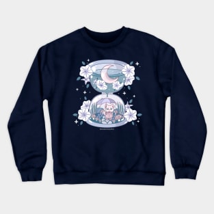 Kawaii Fox Hourglass Terrarium Crewneck Sweatshirt